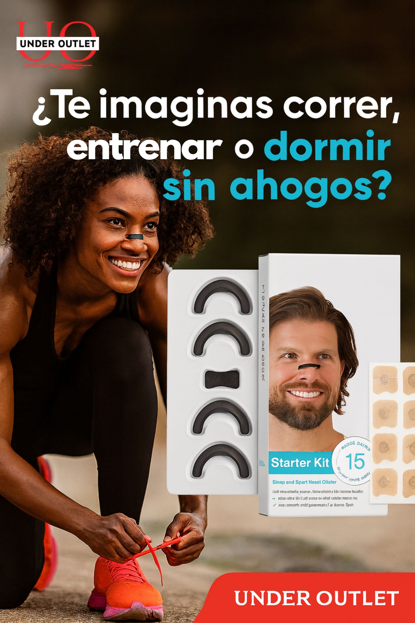 🏃♂️ Dilatador Nasal Runner – Respira libre, rinde más